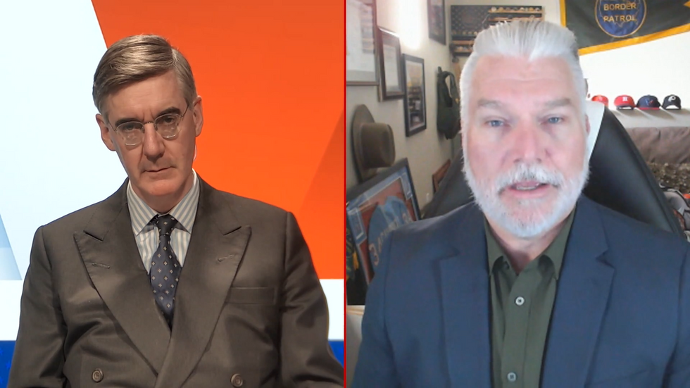 Jacob Rees-Mogg and Chris Clem