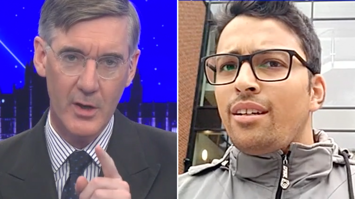 Jacob Rees-Mogg and Dr Kush Naker