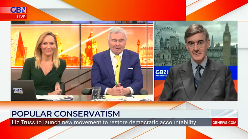 Jacob Rees-Mogg and Eamonn Holmes