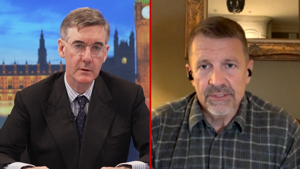 Jacob Rees-Mogg and Erik Prince