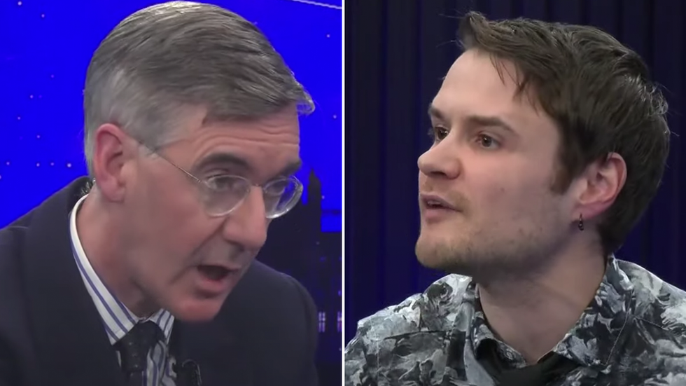 Jacob Rees-Mogg and James Skeet