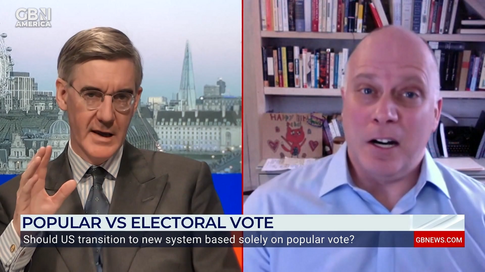 Jacob Rees-Mogg and Jesse Wegmen