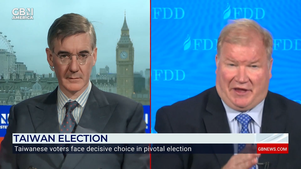Jacob Rees-Mogg and Mark Montgomery