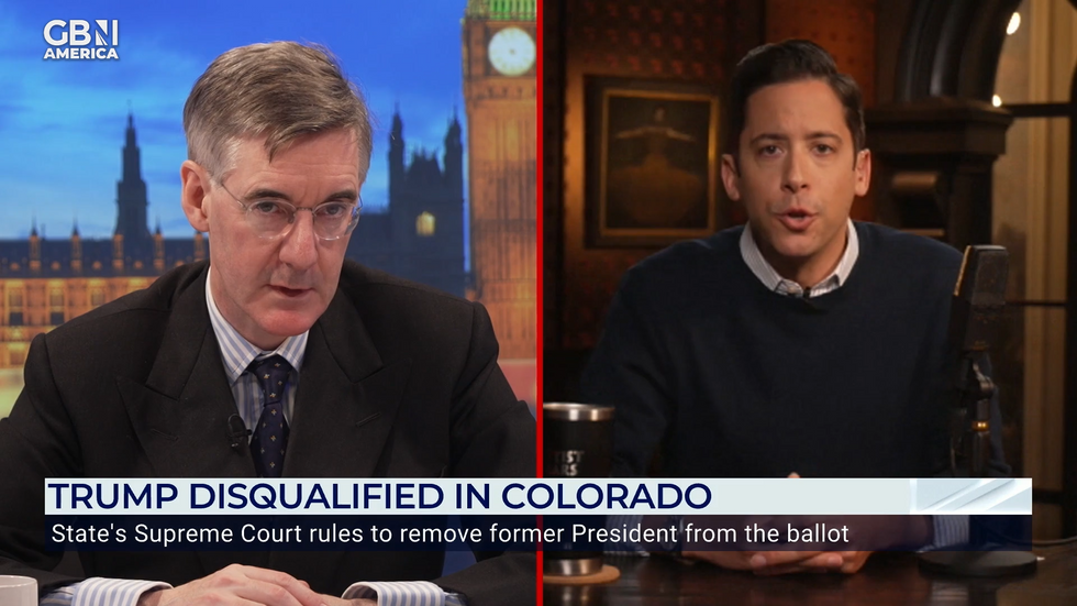 Jacob Rees-Mogg and Michael Knowles
