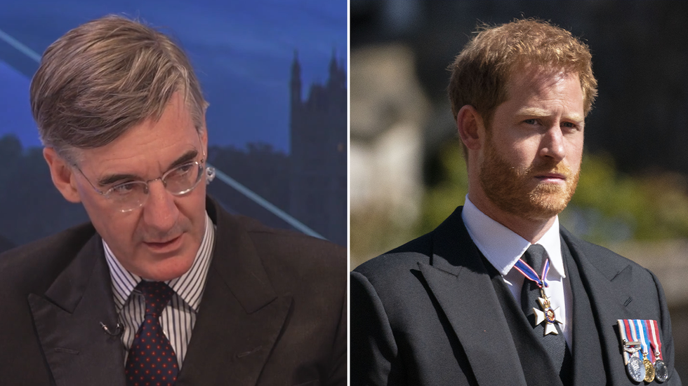 Jacob Rees-Mogg and Prince Harry