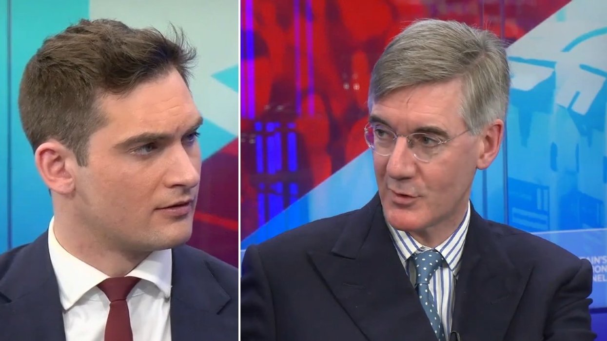 Jacob Rees-Mogg and Tom Harwood