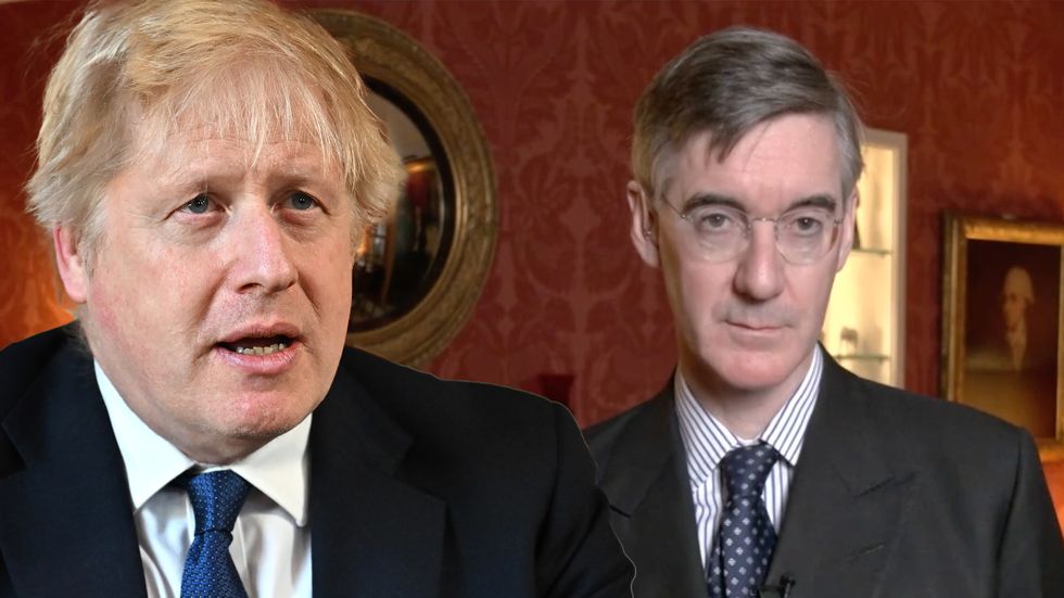 Jacob Rees-Mogg Boris Johnson