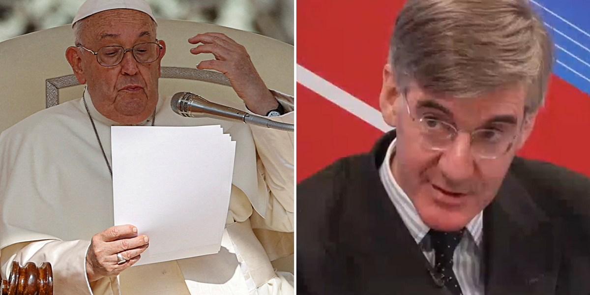NextImg:‘He can have them in the Vatican!’ Rees-Mogg brilliantly skewers Pope's migrant remarks