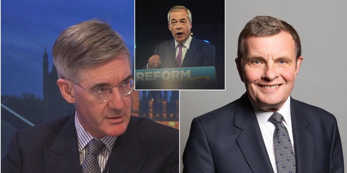 NextImg:Nigel Farage: David Jones defection to Reform is 'big win' for Nigel Farage, Jacob Rees-Mogg says