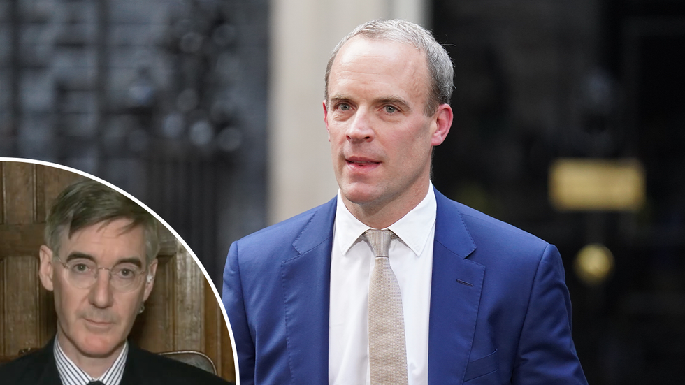 Jacob Rees-Mogg discusses Dominic Raab's departure