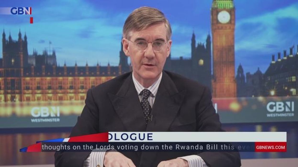House of Lords peers are sneering at the British people and supporting people traffickers, says Jacob Rees-Mogg