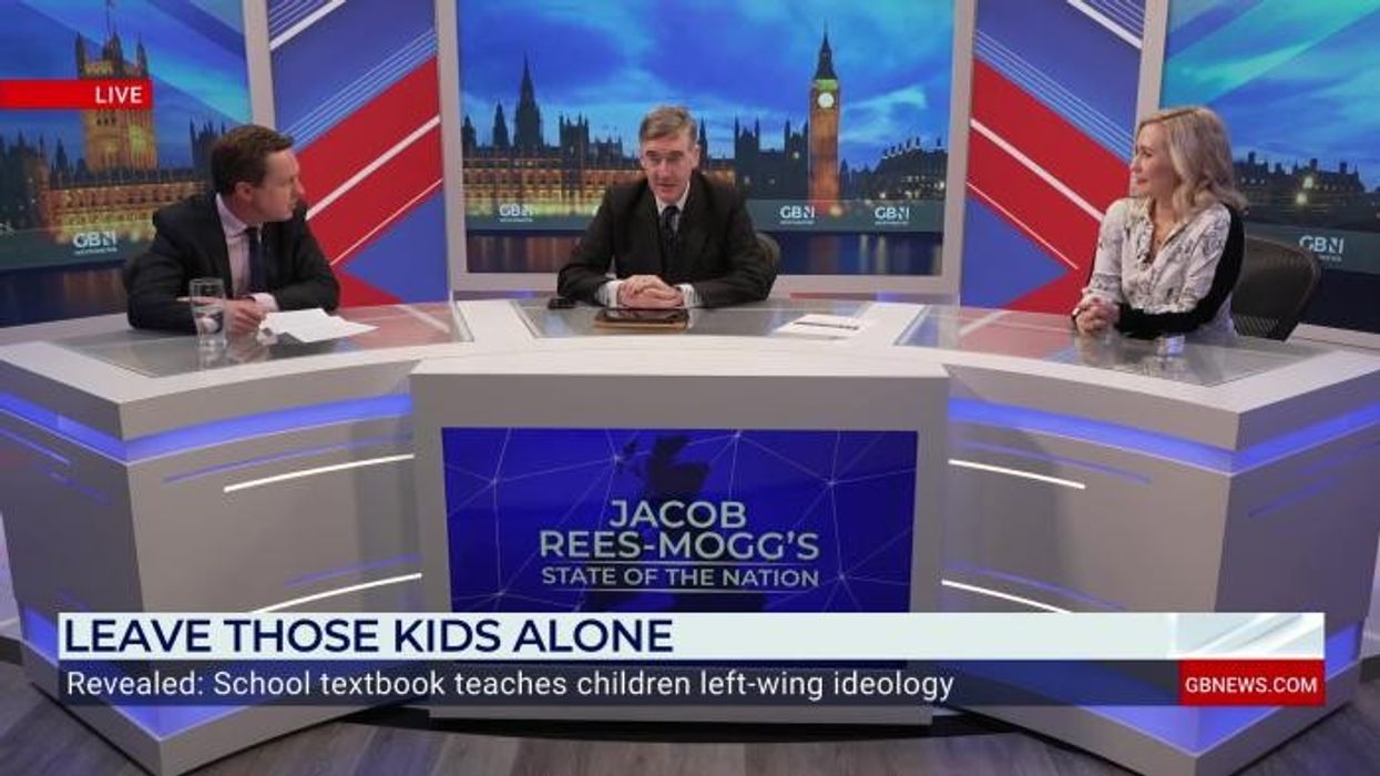 ‘Deeply disgraceful!’ Jacob Rees-Mogg rages at ‘massive leftist indoctrination’ in daughter’s school textbook: ‘This is JUNK’