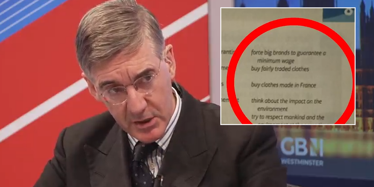 NextImg:Jacob Rees-Mogg rages at ‘massive leftist indoctrination’ in daughter’s school textbook: ‘This is JUNK’