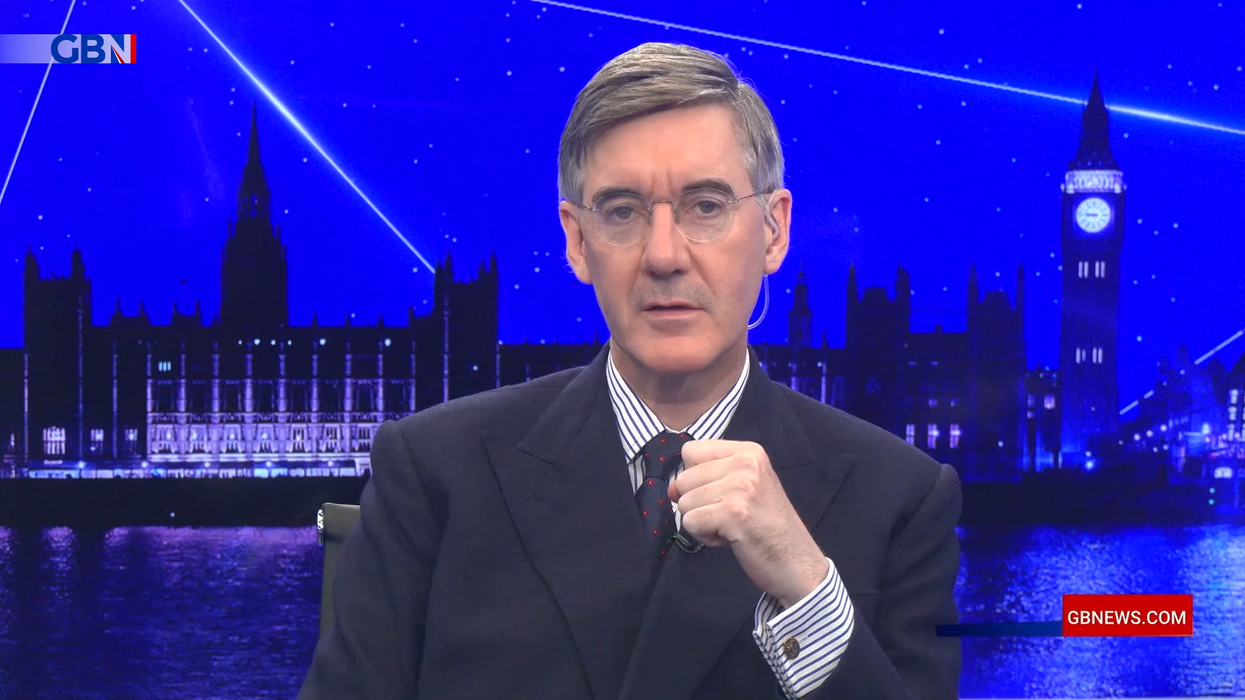 Jacob Rees-Mogg presents on GB News