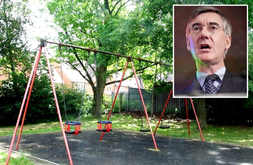 Jacob Rees Mogg/Swing set