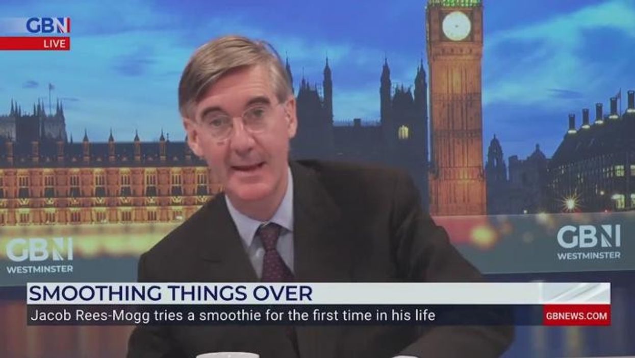 Watch the hilarious moment Jacob Rees-Mogg tries a smoothie for the first time: 'Sin against the Holy Ghost!'