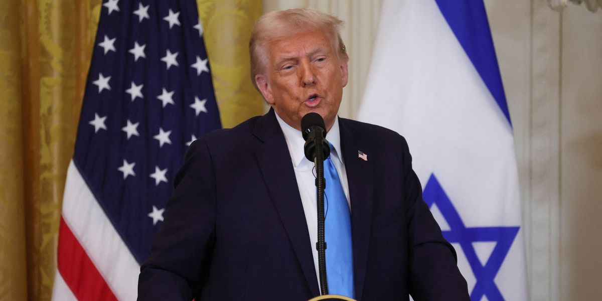 NextImg:Trump says US will 'take over and own Gaza' - sending troops into territory 'if necessary' to turn it into 'Middle East Riviera'