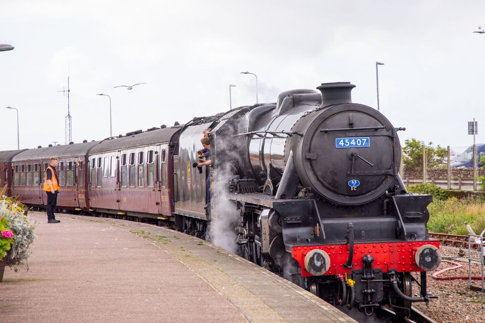 Trem a vapor jacobita