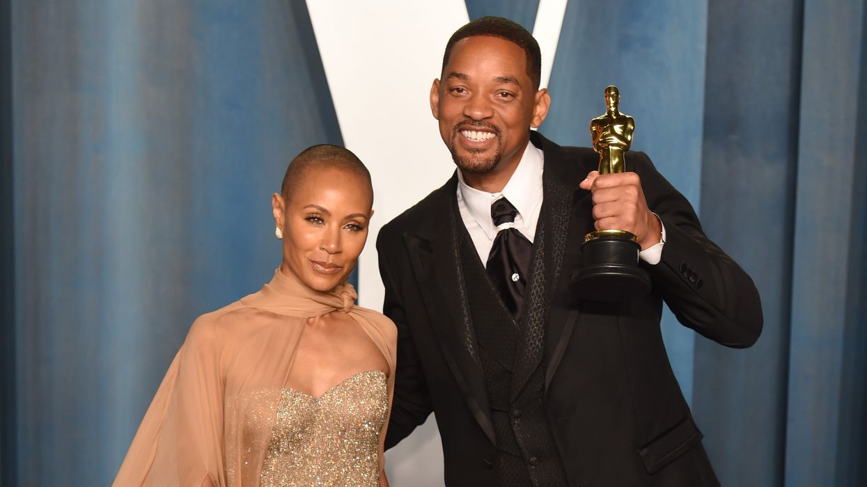 Jada Pinkett Smith and Will Smith at the Oscars aftershow in 2022