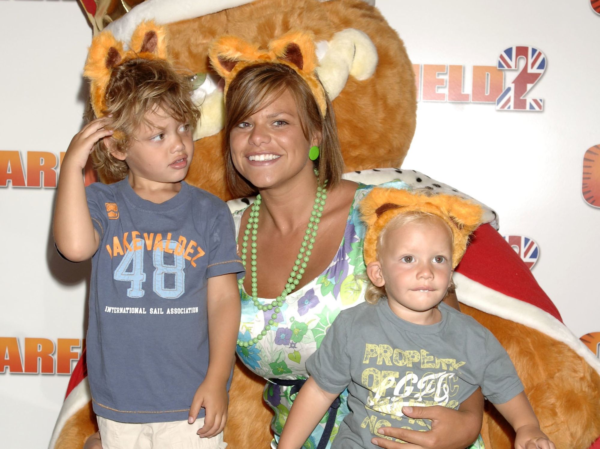 Jade Goody, Bobby Brazier and Freddie Brazier