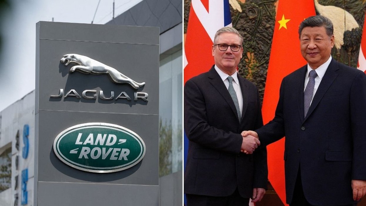 Jaguar Land Rover, and Prime Minister Sir Keir Starmer and Chinese Xi Jinping in Beijing
