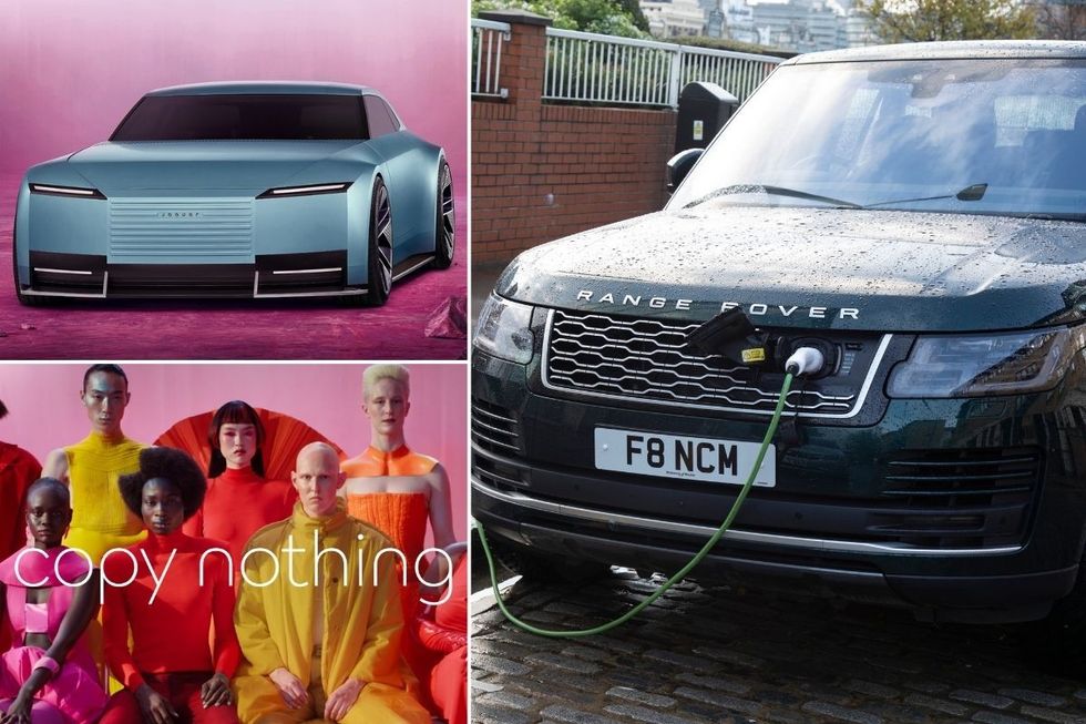 Jaguar Type 00, Range Rover and Jaguar's Copy Nothing advert