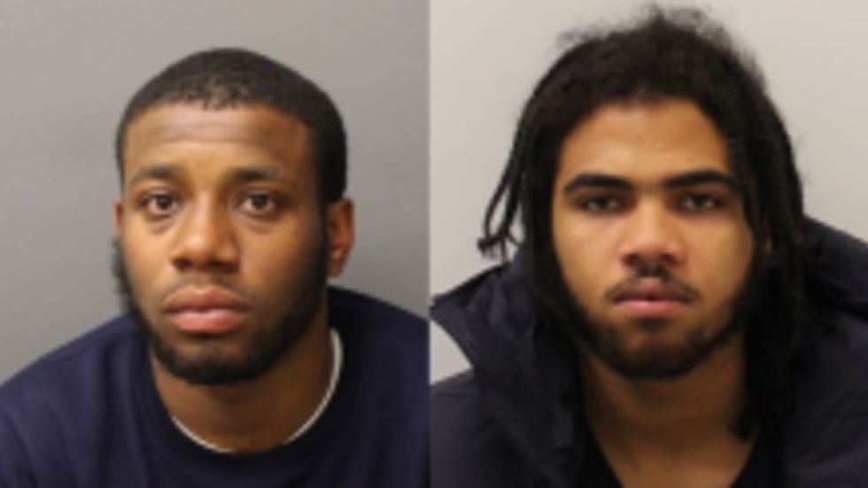 Jailed: Mickell Barnett (L) and Asharn Williams (R)