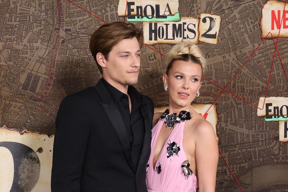 Jake Bongiovi and Millie Bobby Brown