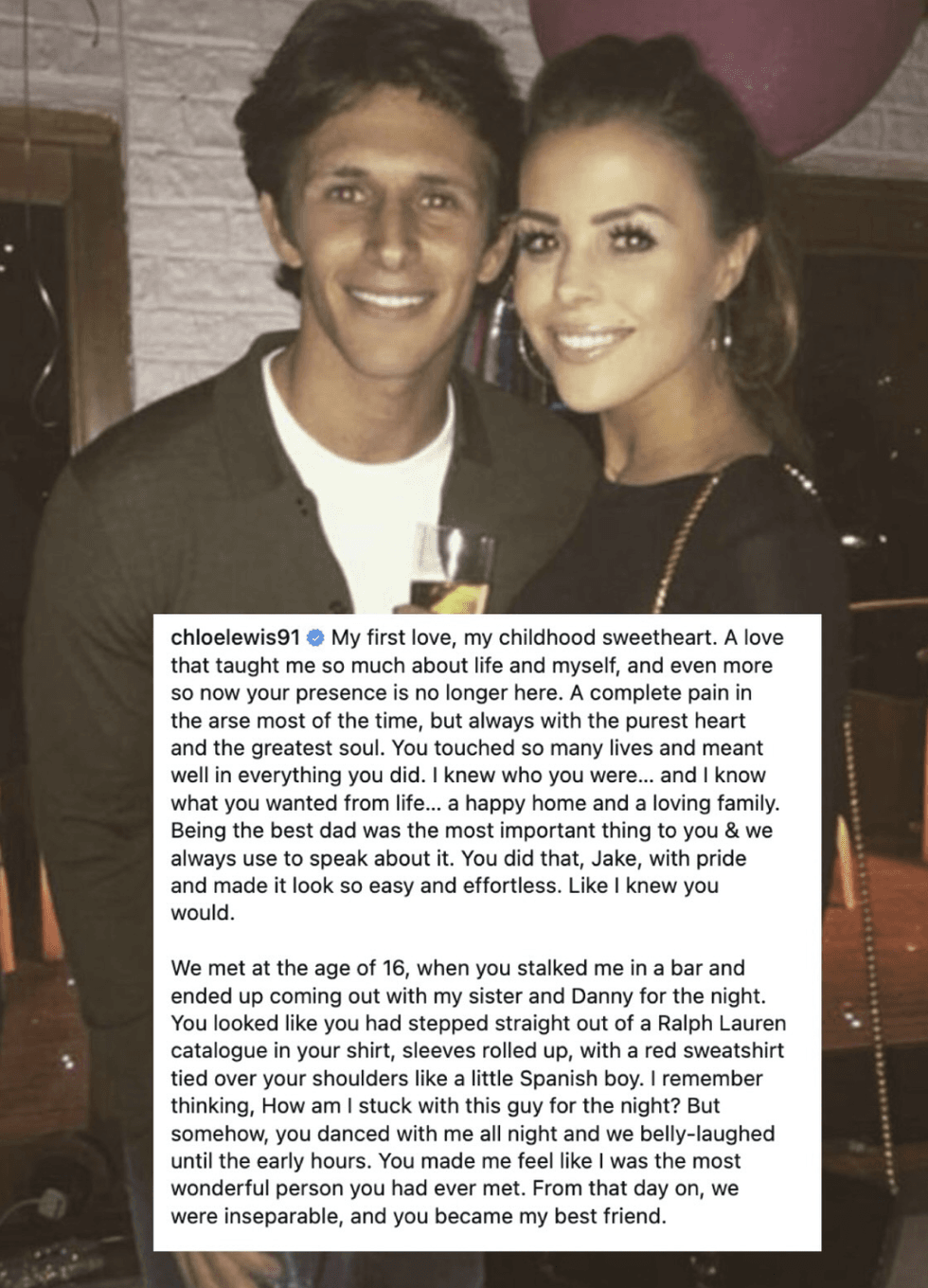 Jake Hall and Chloe Lewis