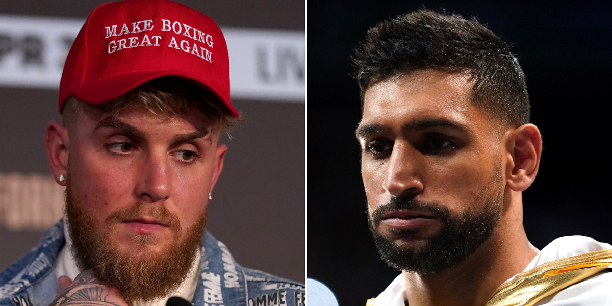 NextImg:Amir Khan blasts 'disgusting' boxing fight with British icon worried someone will 'get hurt really badly'