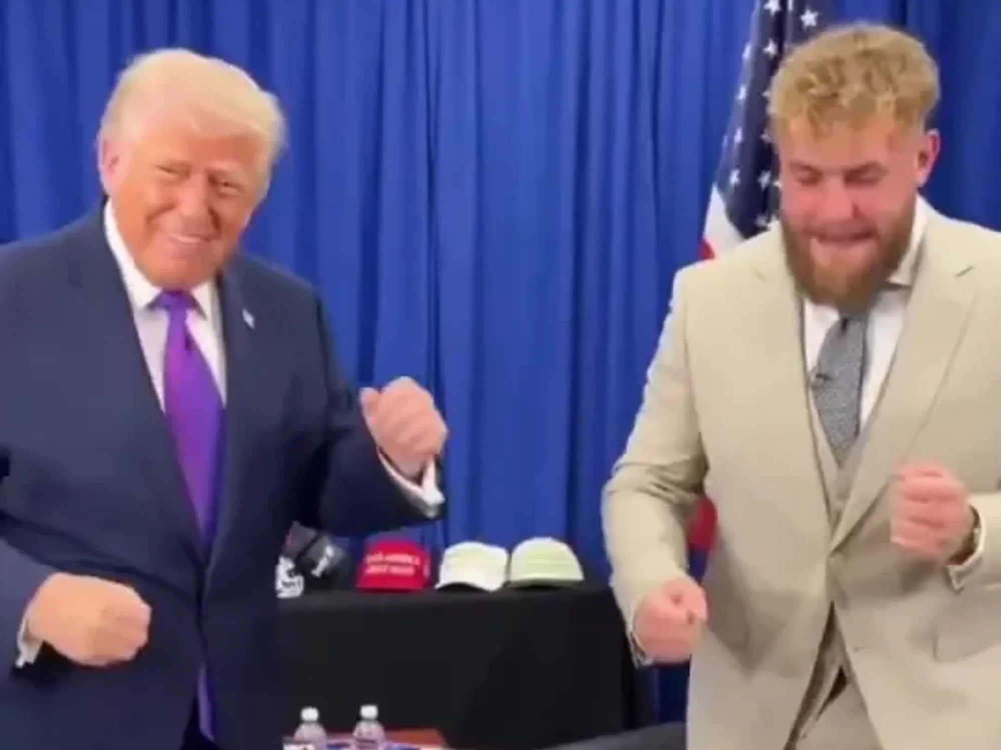Jake Paul and Donald Trump