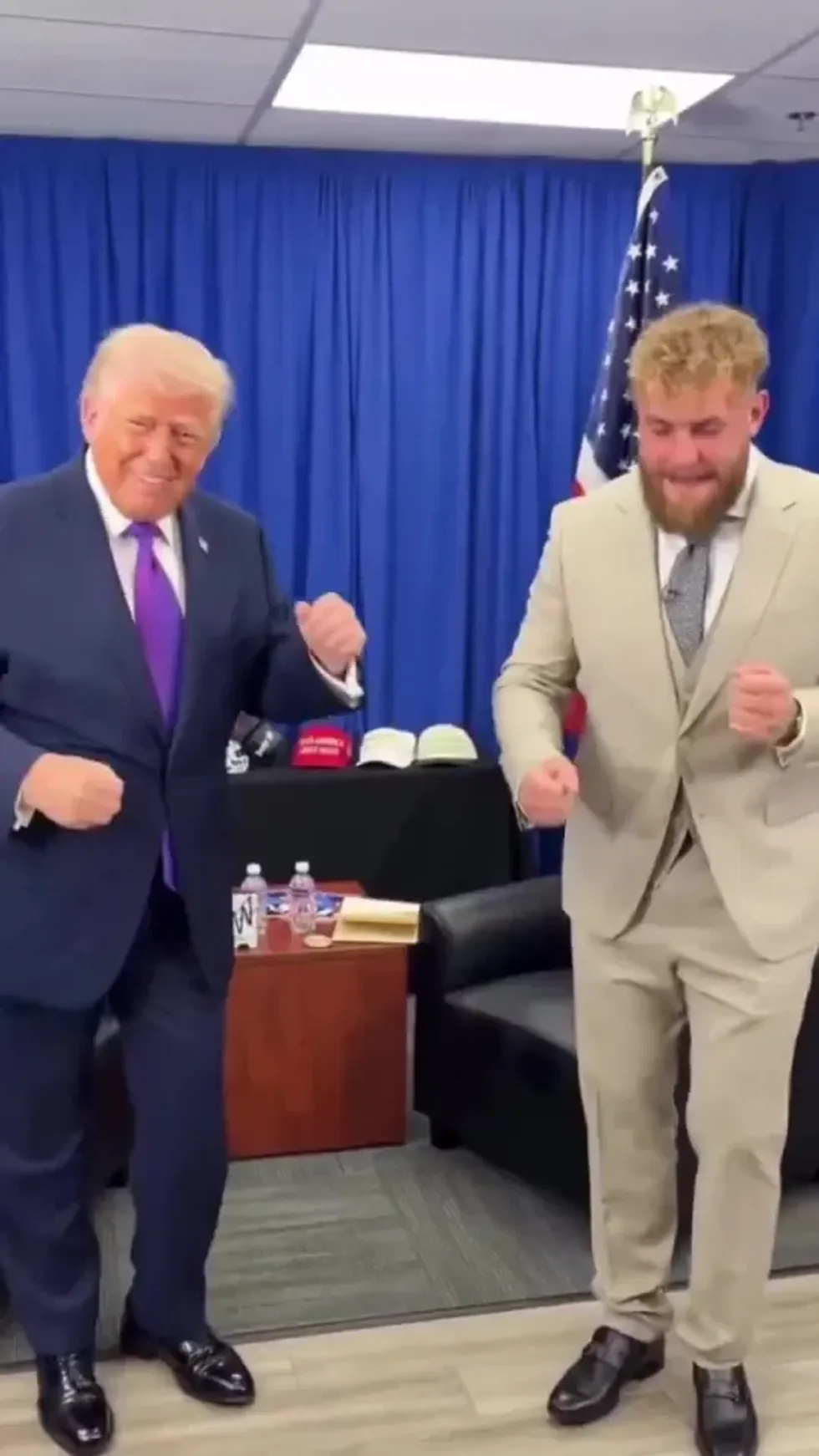 Jake Paul and Donald Trump