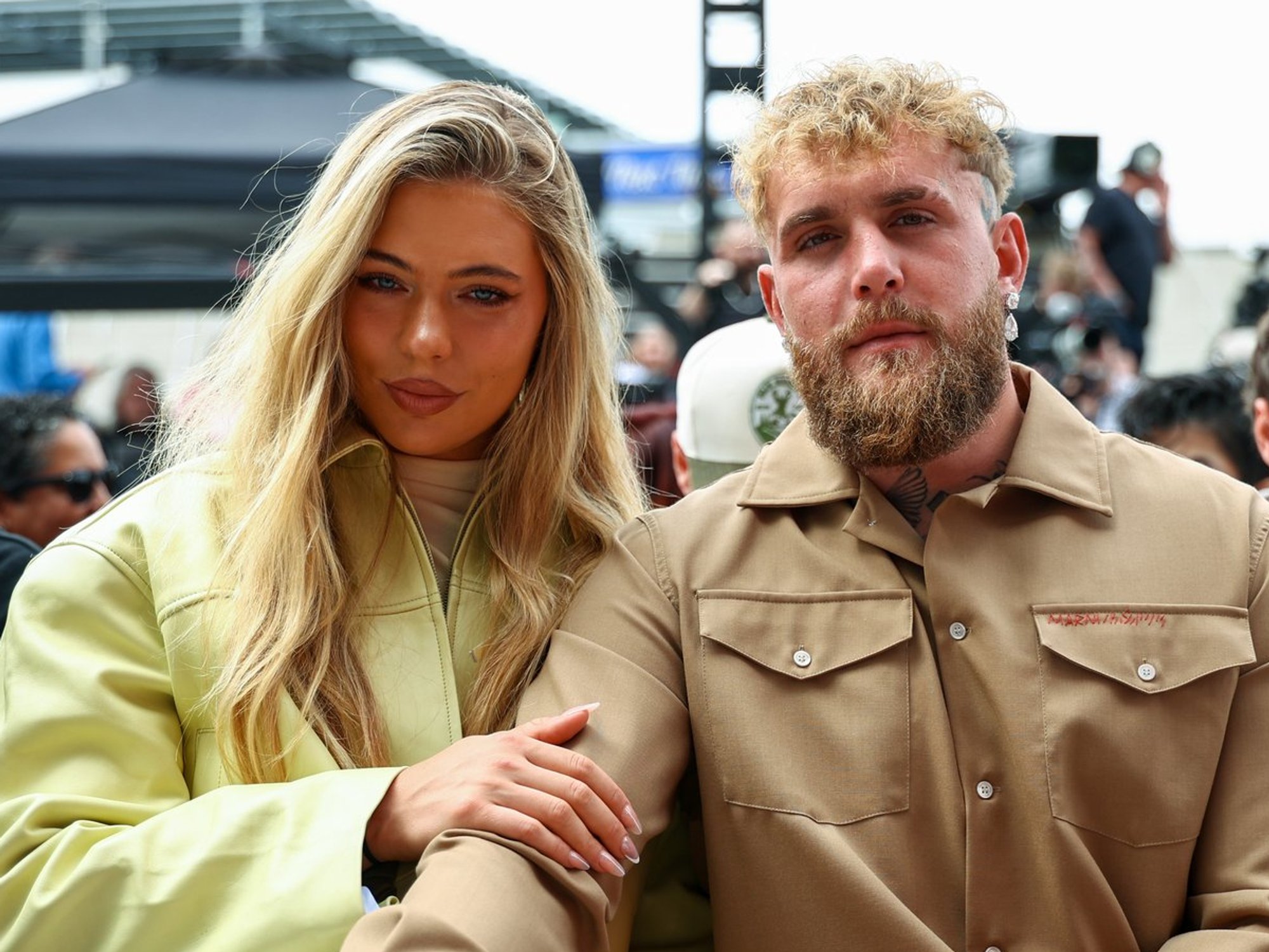 Jake Paul and Jutta Leerdam