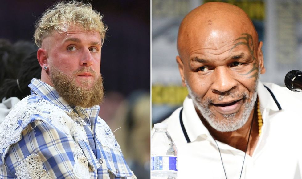 Jake Paul and Mike Tyson