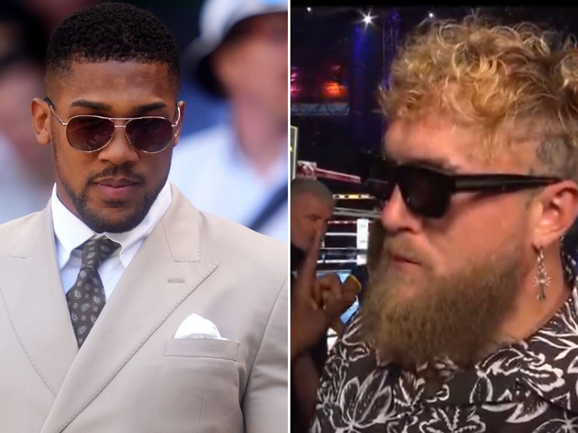 Jake Paul Anthony Joshua