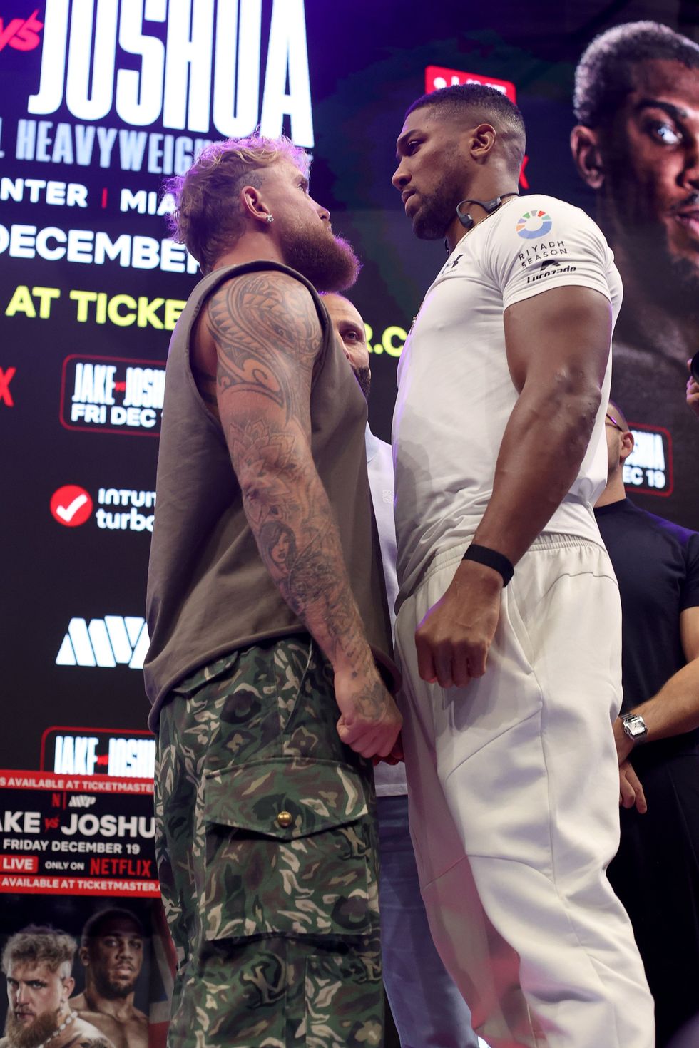 Jake Paul Anthony Joshua