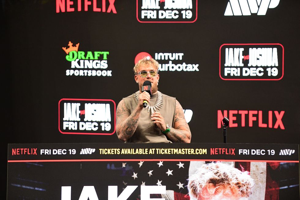 Jake Paul first face-off with Anthony Joshua