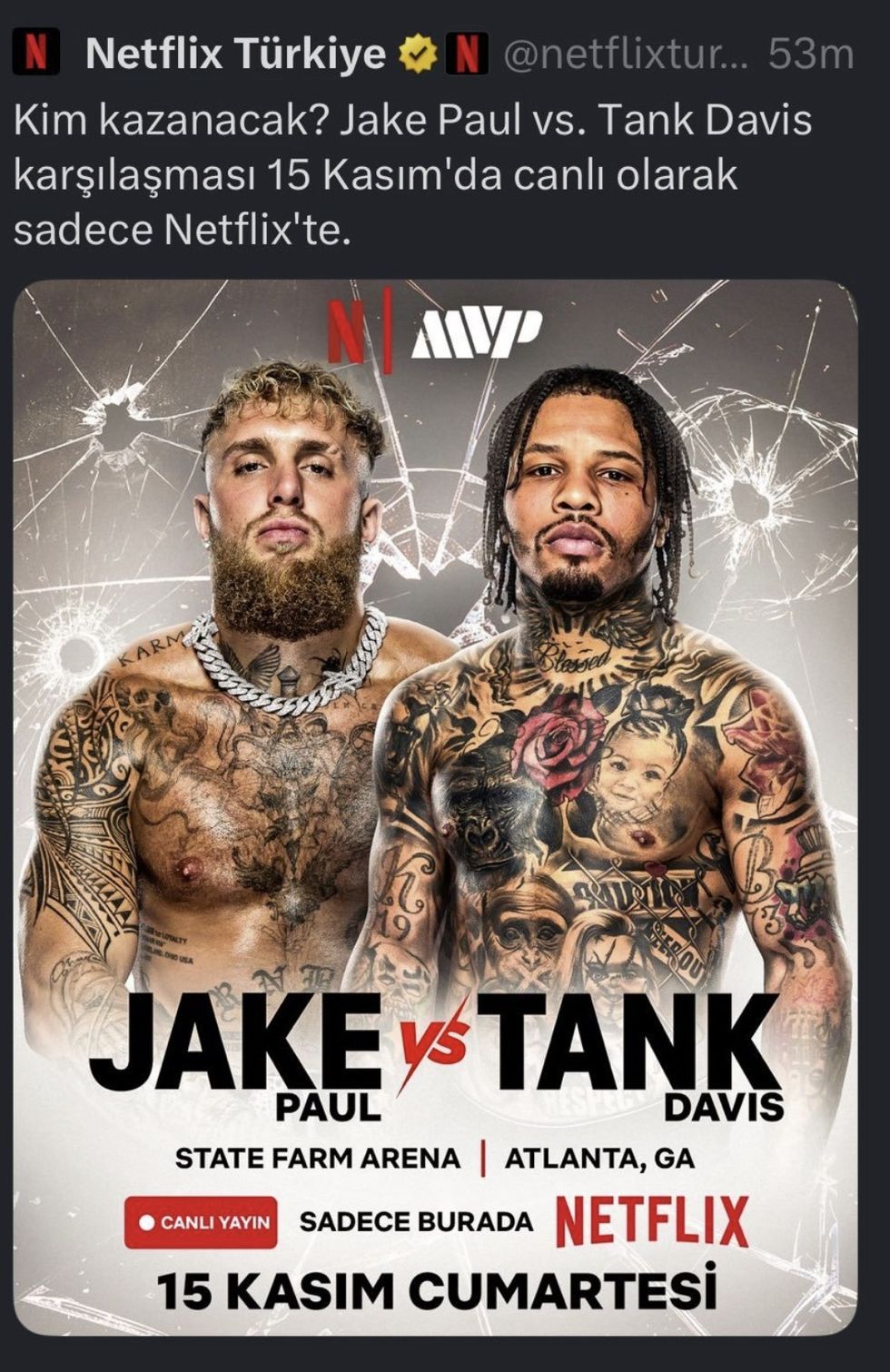 Jake Paul's next fight appears to have been leaked by Netflix Turkey