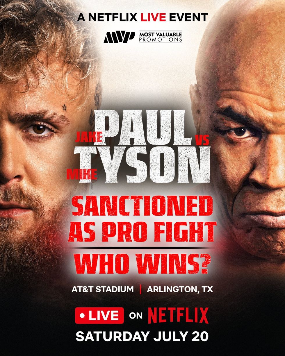 Mike tyson vs jake paul fight central time
