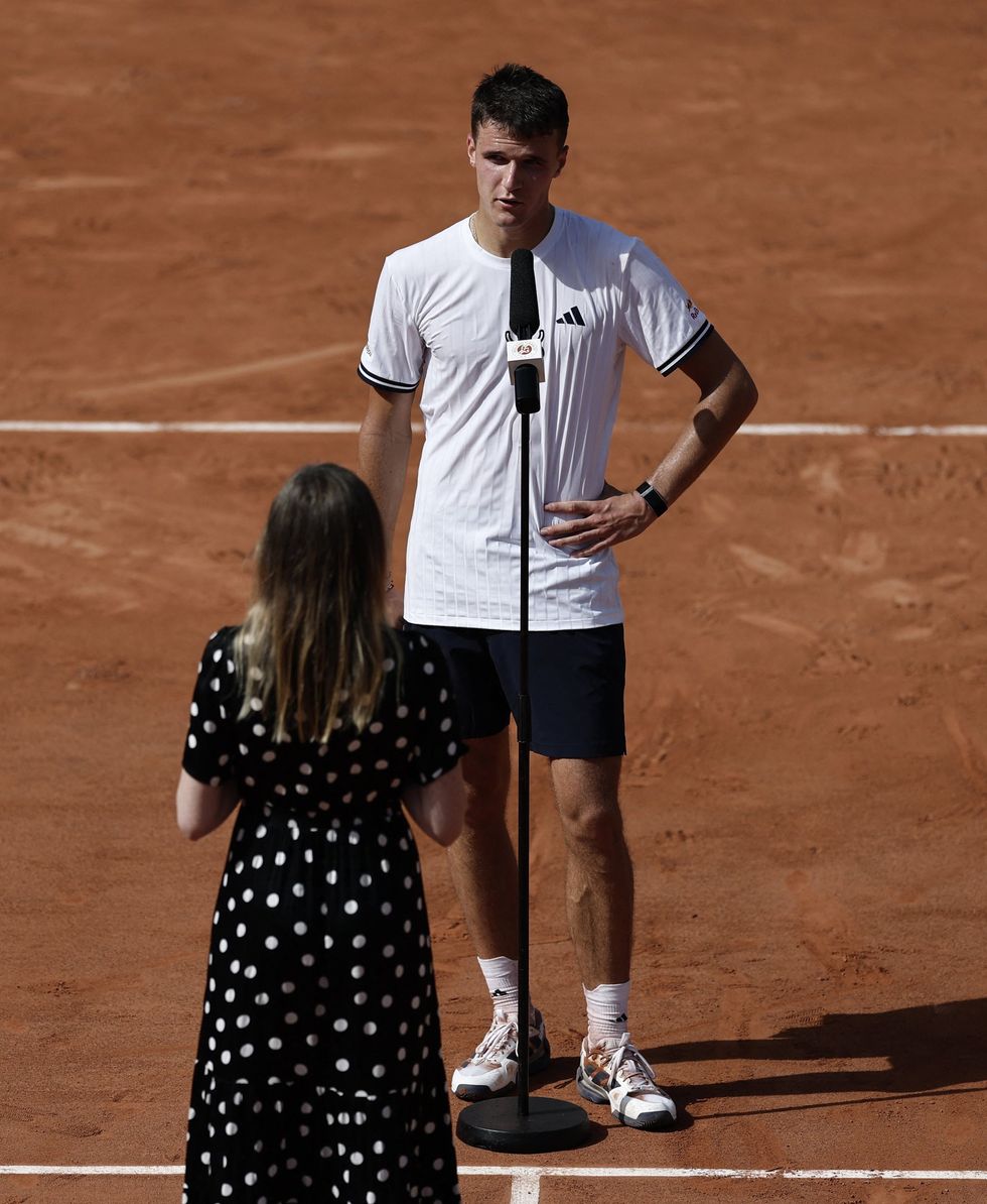 Jakub Mensik went on to insist it was "insane" to play tennis in such conditions
