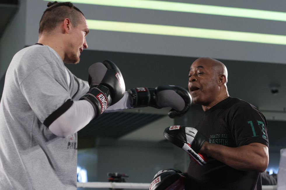 James Ali Bashir previously worked as Oleksandr Usyk's coach