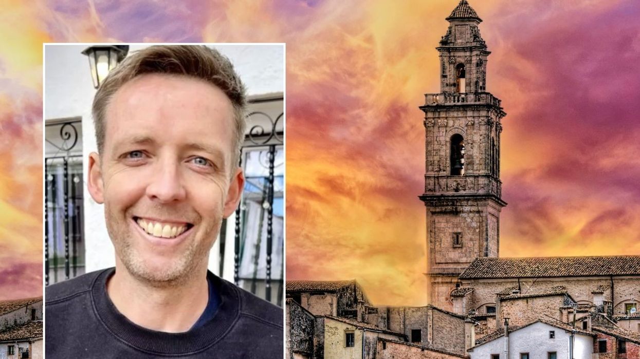 james and spain stock image
