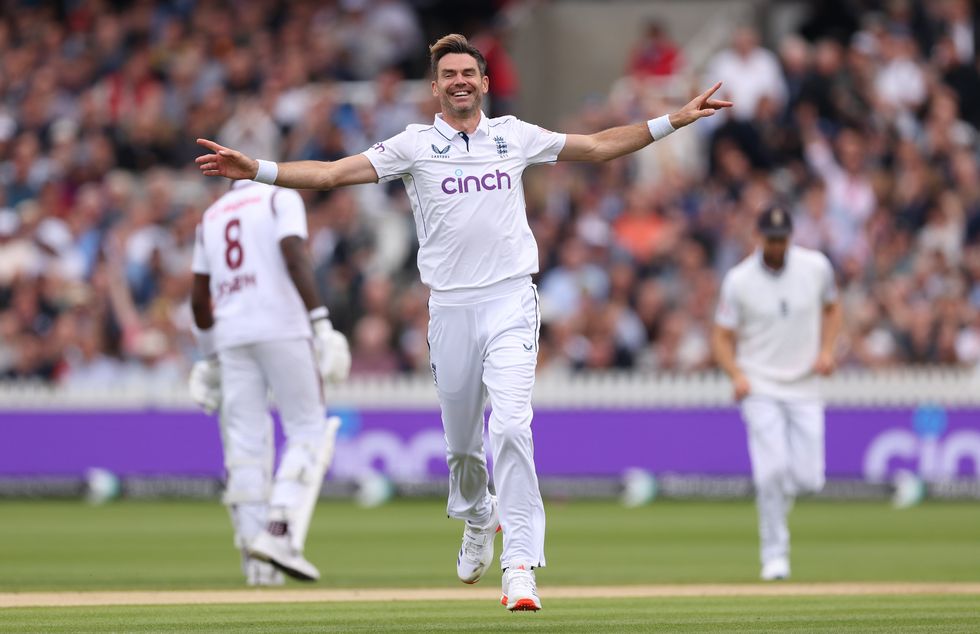 James Anderson England West Indies