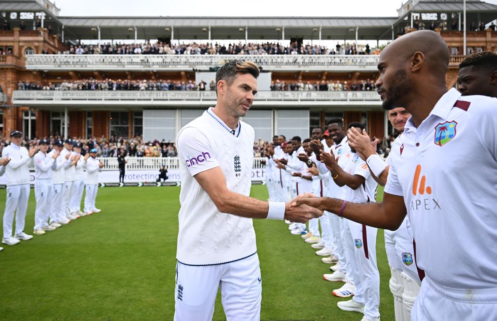 James Anderson England West Indies