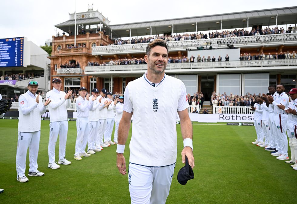 James Anderson England West Indies