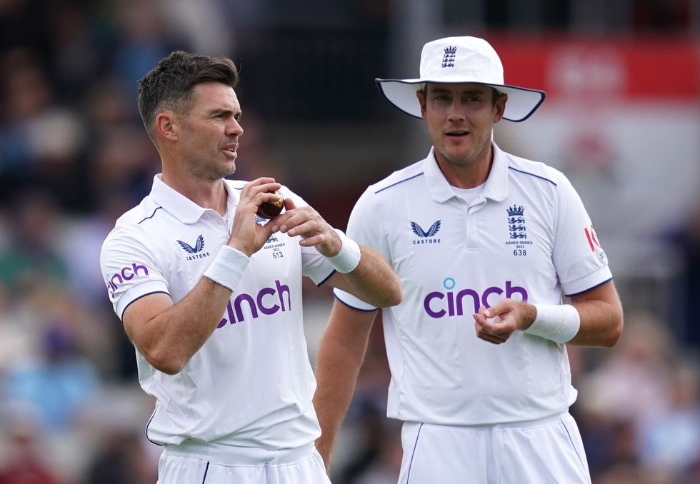 James Anderson Stuart Broad England cricket