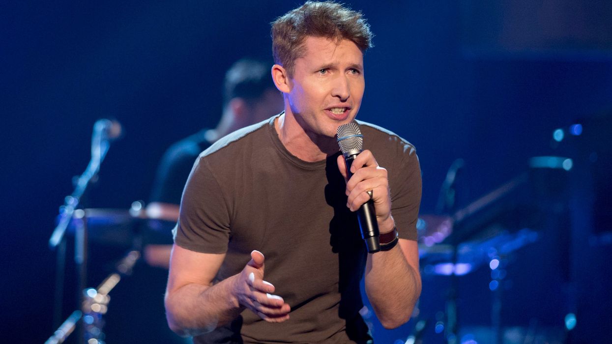 James Blunt performs