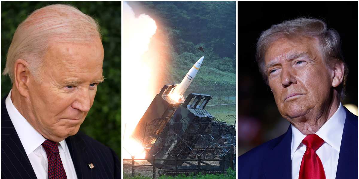 NextImg:Why the Trump administration is branding Biden's decision to arm Ukraine with missiles 'insane'