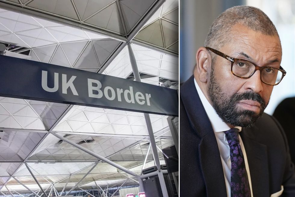James Cleverly and UK border
