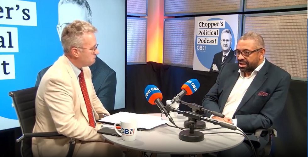 James Cleverly Chopper's Podcast